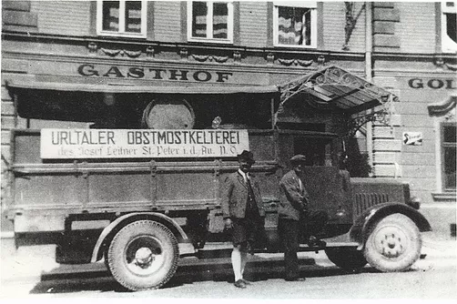 Historische Most-Auslieferung
